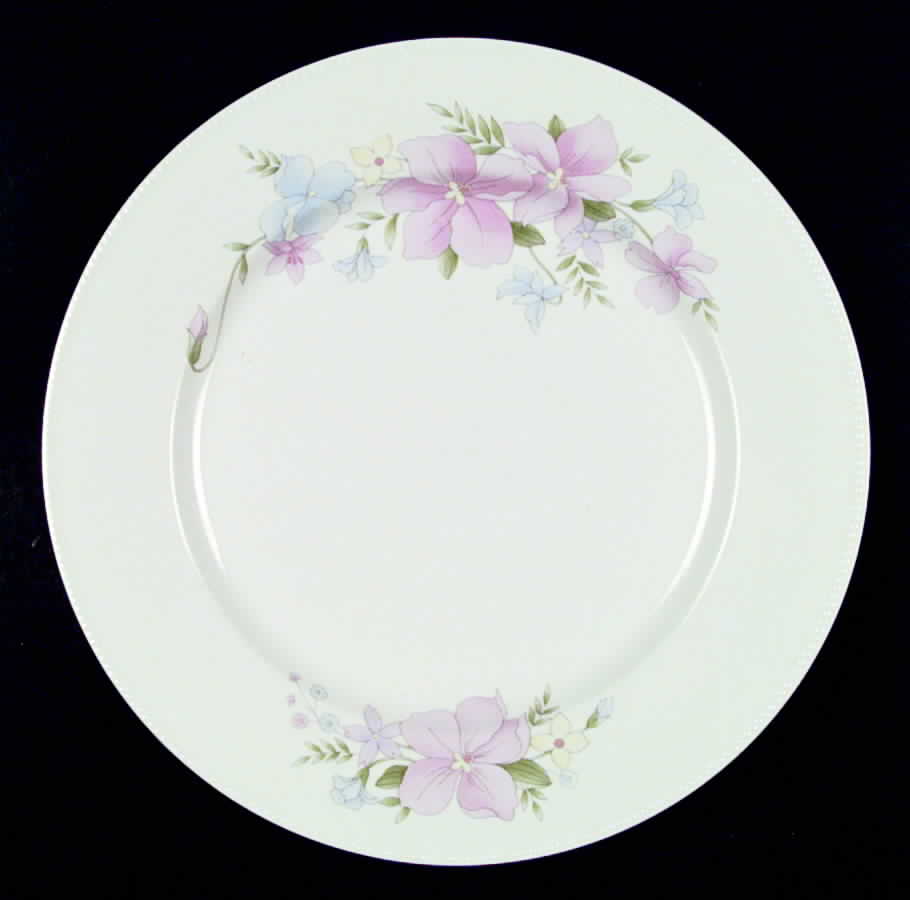 Floral Sweet Dinner Plate by West East-1