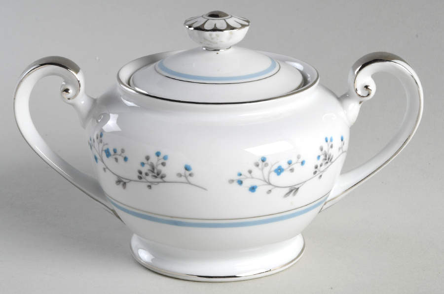 Bluespray Sugar Bowl & Lid by Wentworth-1