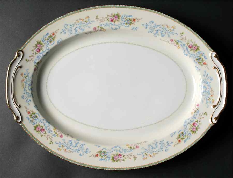 Blutrail 16" Oval Serving Platter by Wentworth-1