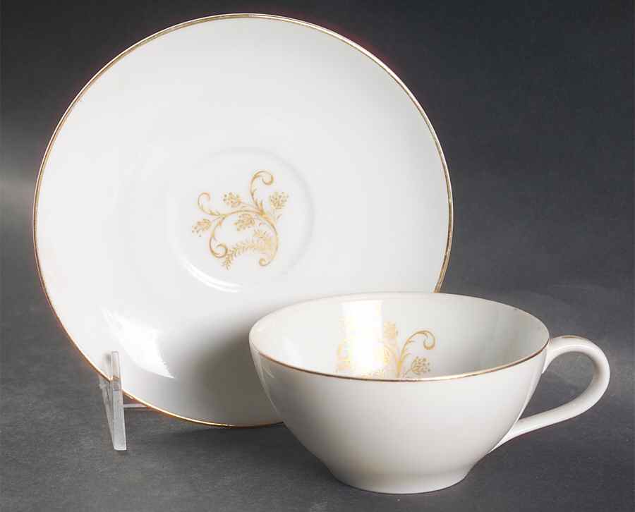 Carlton Flat Cup & Saucer Set by Wentworth-1