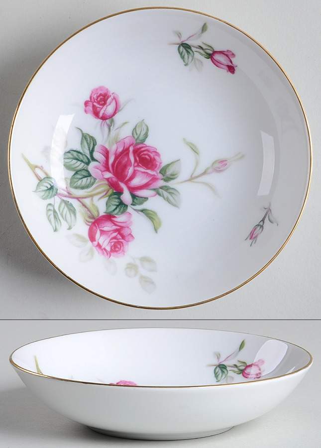 Cameo Rose Fruit/Dessert (Sauce) Bowl by Wentworth-1