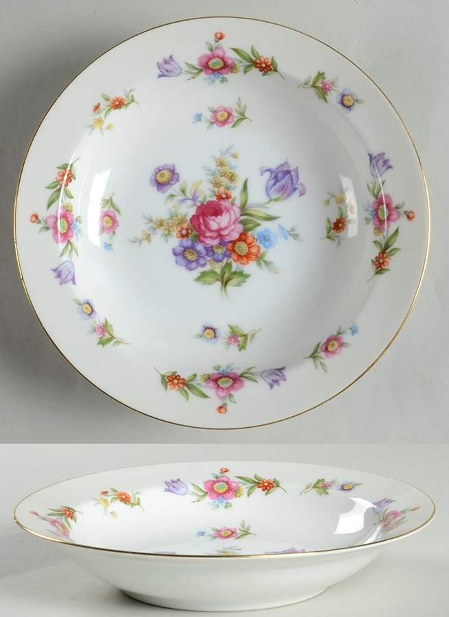Dresdona Rim Soup Bowl by Wentworth-1