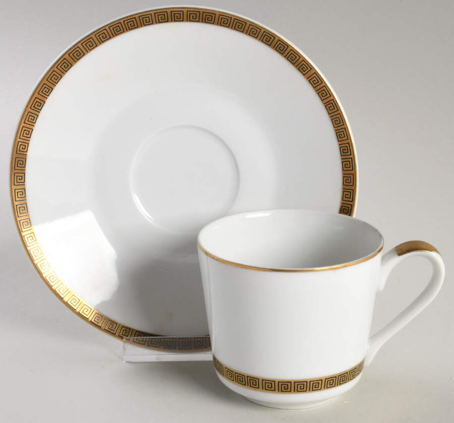 Essex Flat Cup & Saucer Set by Wentworth-1