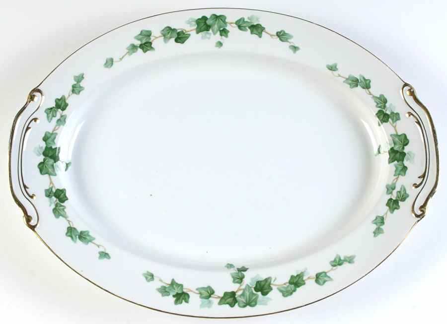 Hedera 16" Oval Serving Platter by Wentworth-1