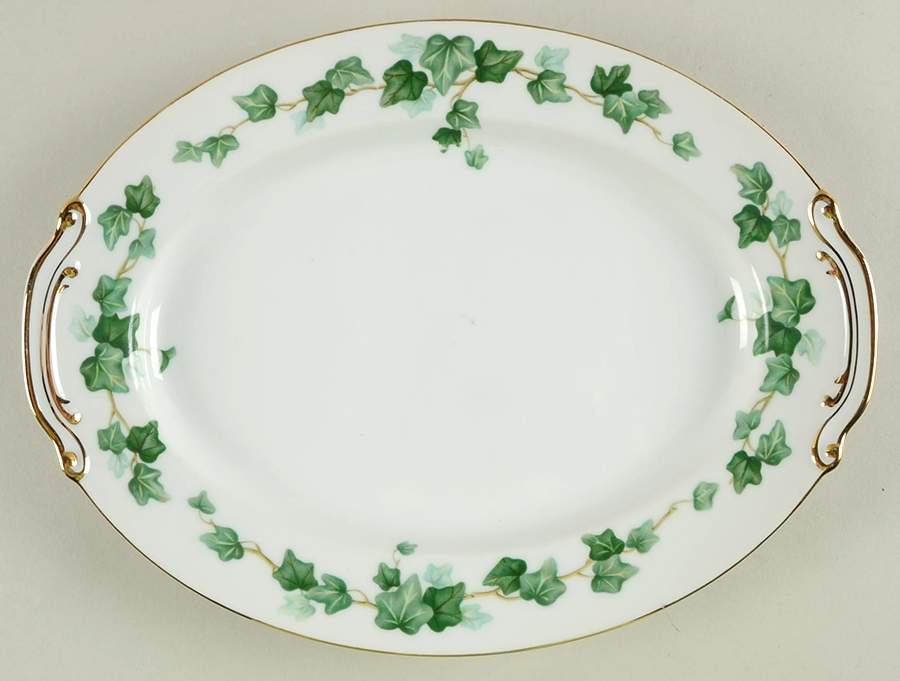 Hedera 12" Oval Serving Platter by Wentworth-1