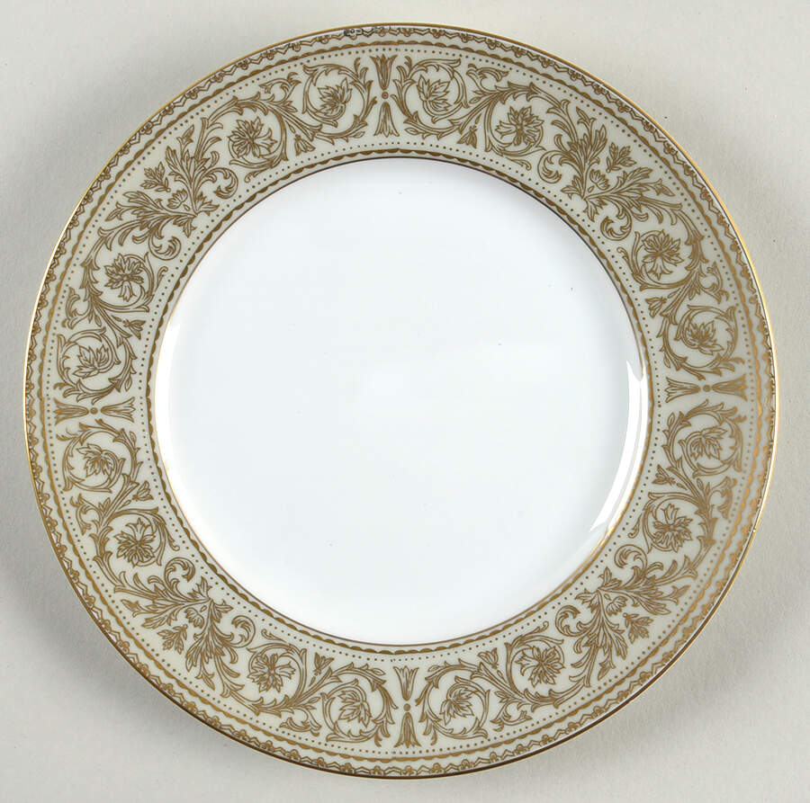 Regency Green (Imperial Wentworth Backstamp) Salad Plate by Wentworth-1