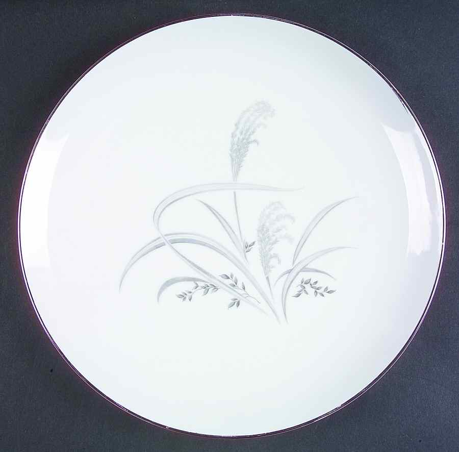 Silver Wheat Dinner Plate by Wentworth-1