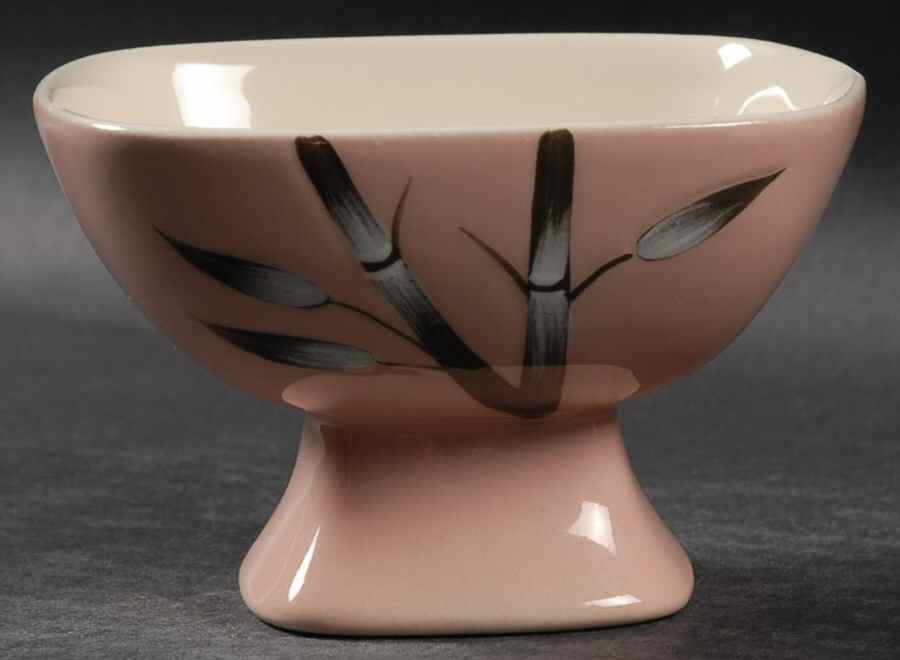 Bambu Pink China Sherbet by Weil Ware-1