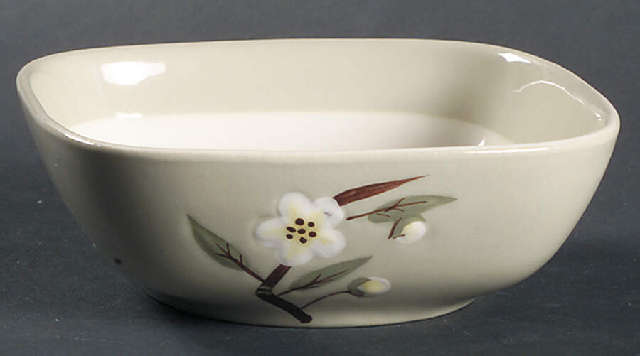 Blossom Celadon Fruit/Dessert (Sauce) Bowl by Weil Ware-1