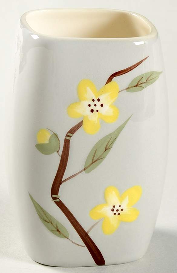 Blossom Gray Tall China Tumbler by Weil Ware-1