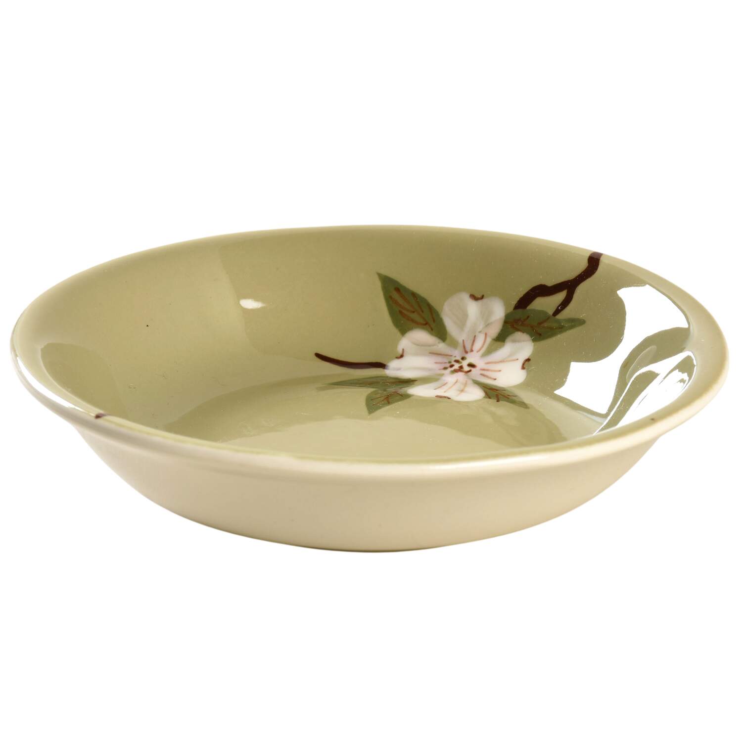 Brentwood Celadon Fruit/Dessert (Sauce) Bowl by Weil Ware-1