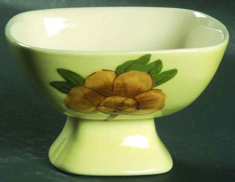 Rose Yellow China Sherbet by Weil Ware-1