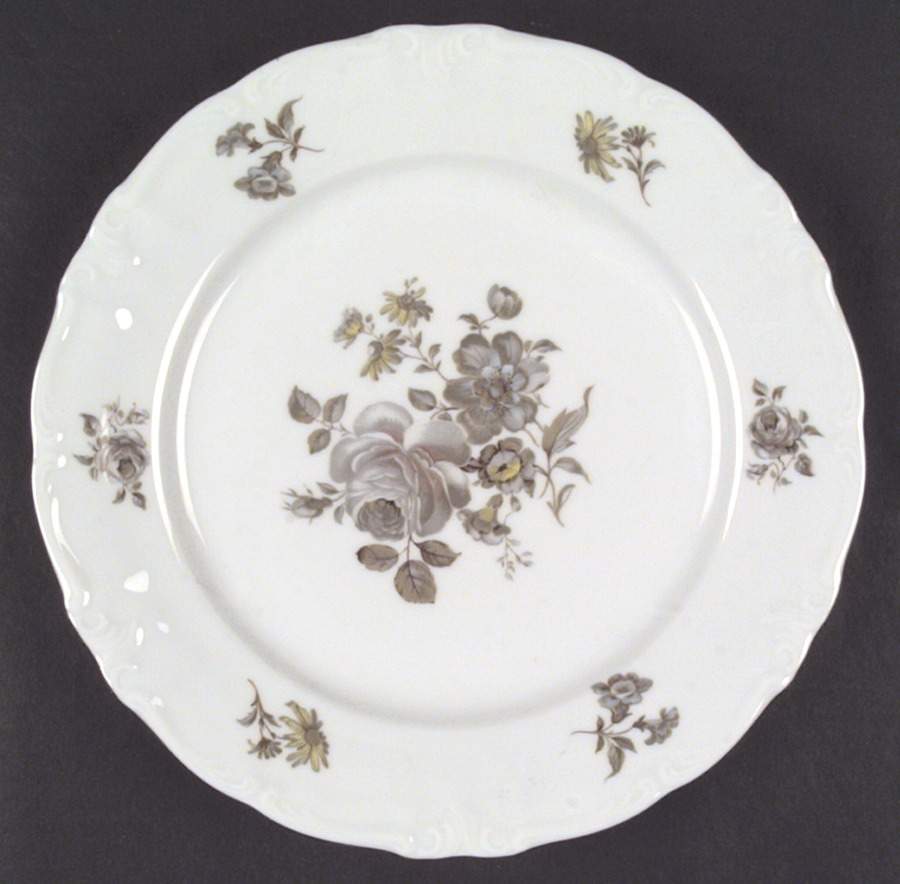 Empress (Platinum Trim) Dinner Plate by Winterling - Bavaria-1