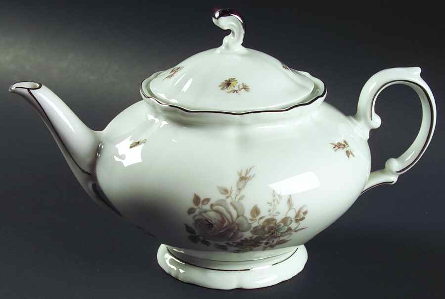 Empress (Platinum Trim) Teapot & Lid by Winterling - Bavaria-1