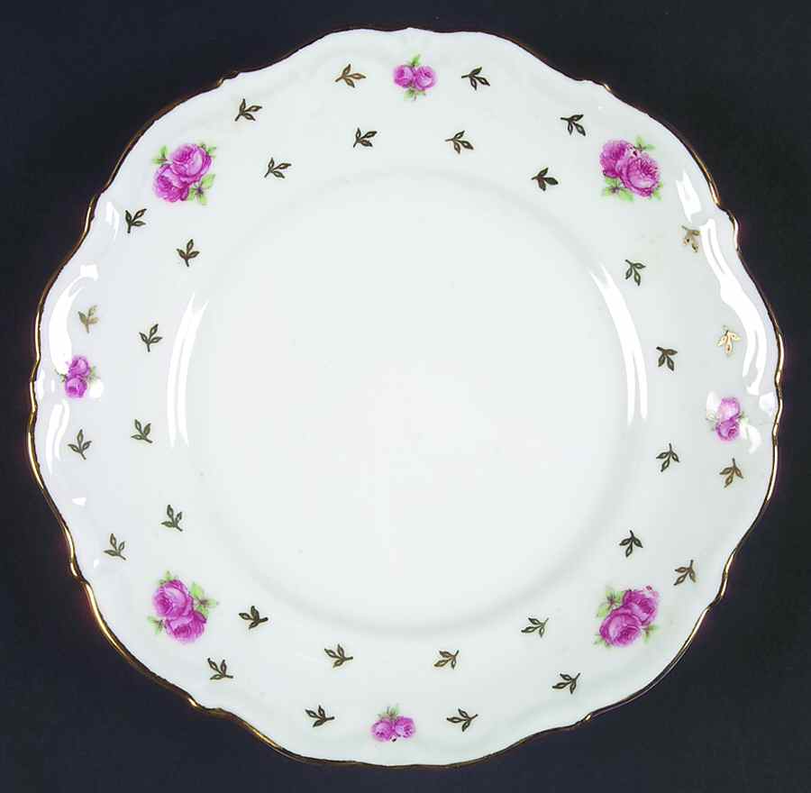 Heritage (Rosebuds) Salad Plate by Winterling - Bavaria-1