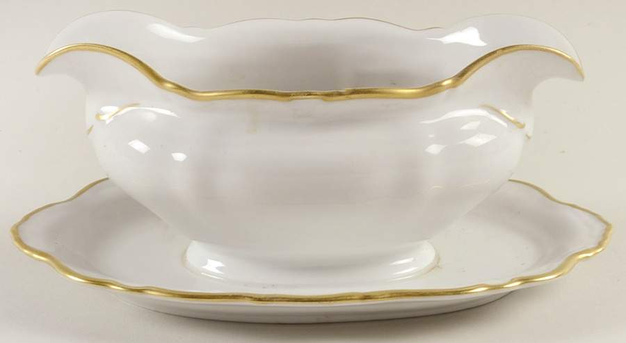 Imperial Gravy Boat with Attached Underplate by Winterling - Bavaria-1