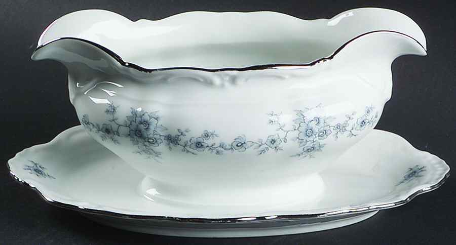 Renaissance Gravy Boat with Attached Underplate by Winterling - Bavaria-1