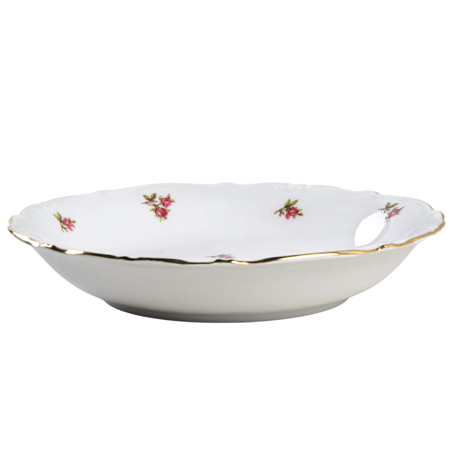 Rosebud (Rim Shape) Coupe Soup Bowl by Winterling - Bavaria-1