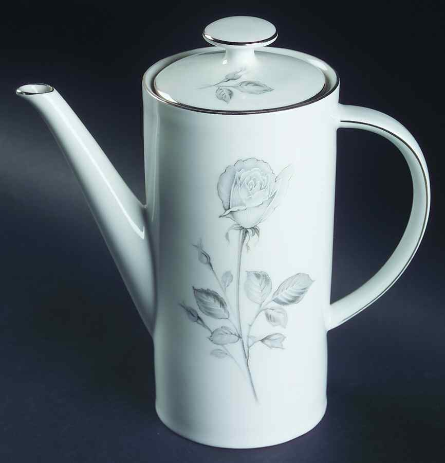 Snow Rose Coffee Pot & Lid by Winterling - Bavaria-1