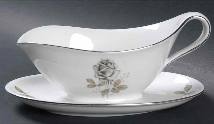 WIG10 Gravy Boat with Attached Underplate by Winterling - Bavaria-1