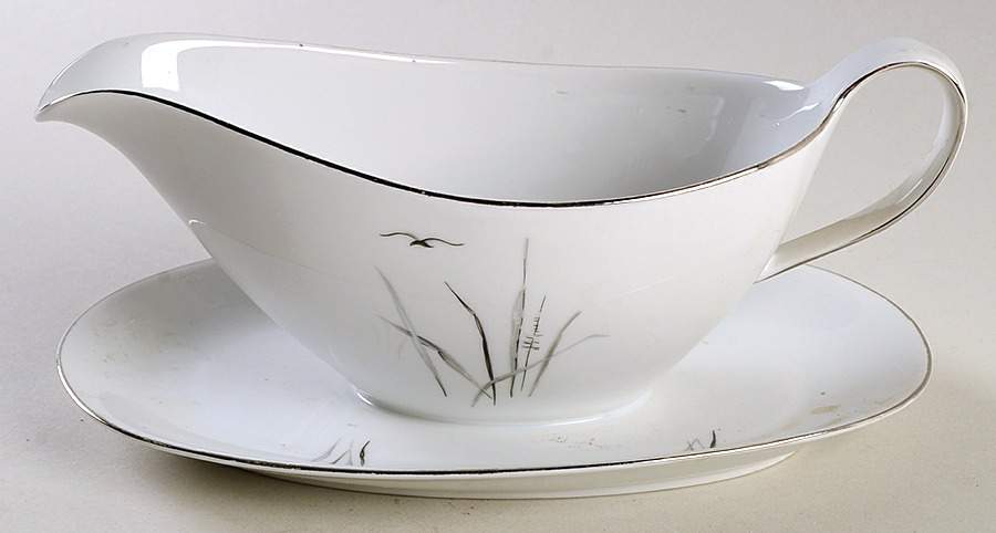WIG13 Gravy Boat with Attached Underplate by Winterling - Bavaria-1