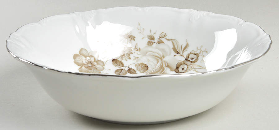 Grand Rose 9" Round Vegetable Bowl by Winterling - Bavaria-1