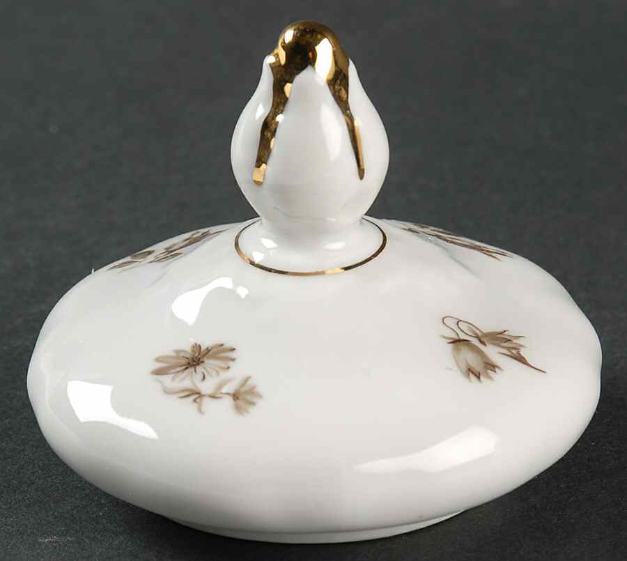 Grand Rose Lid for Sugar Bowl by Winterling - Bavaria-1