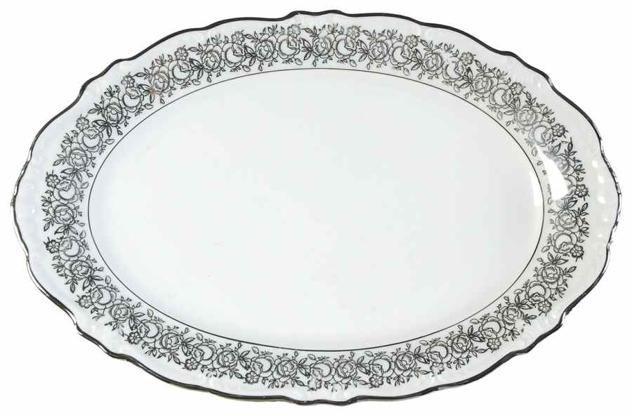 WIG26 12" Oval Serving Platter by Winterling - Bavaria-1