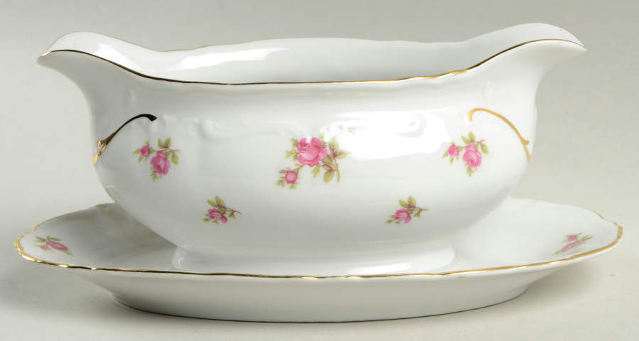 WIG62 Gravy Boat with Attached Underplate by Winterling - Bavaria-1