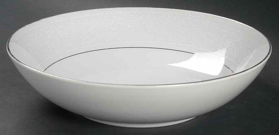 Bridal Lace 9" Round Vegetable Bowl by Wilshire House-1