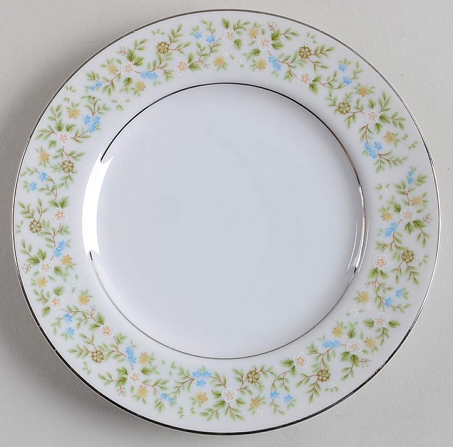 Country Gardens Bread & Butter Plate by Wilshire House-1