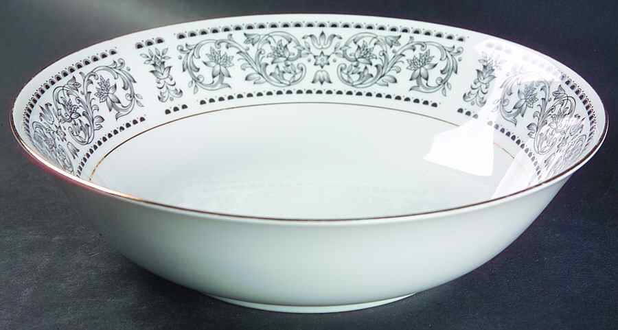 Spanish Scroll 9" Round Vegetable Bowl by Wilshire House-1