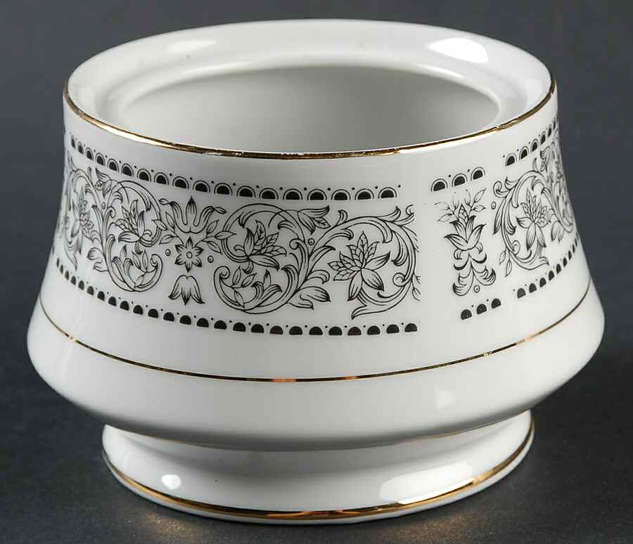 Spanish Scroll Sugar Bowl No Lid by Wilshire House-1