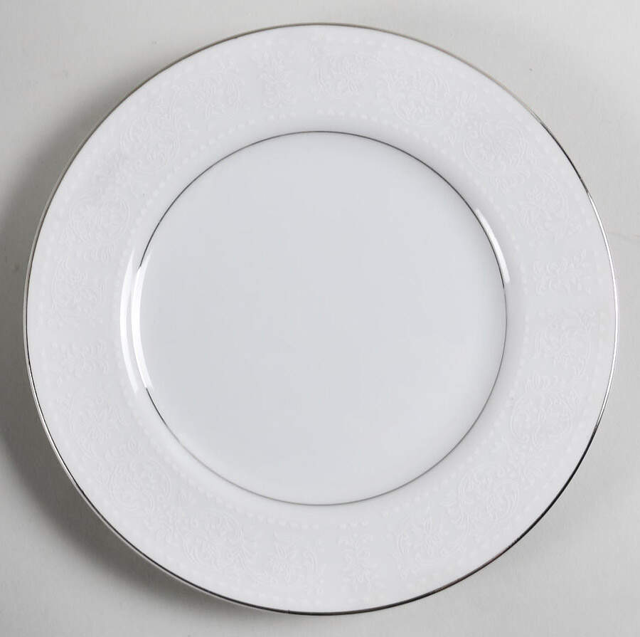White Lace Bread & Butter Plate by Wilshire House-1