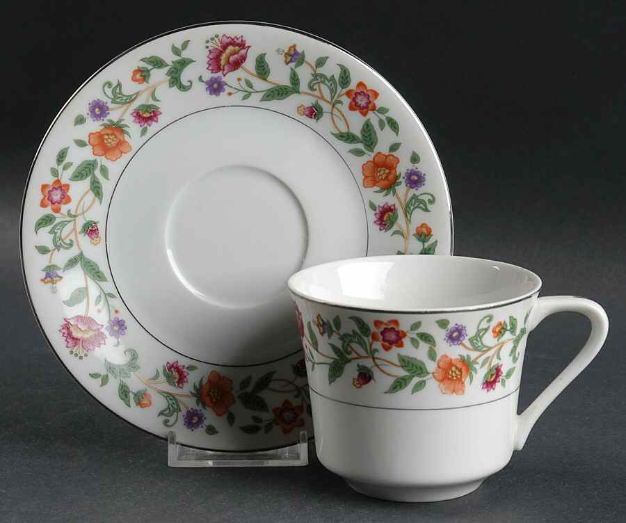 Wind Song Flat Cup & Saucer Set by Wilshire House-1