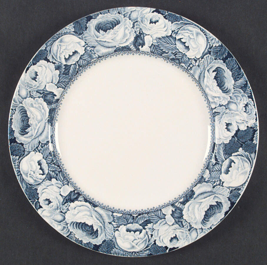 June Blue Dinner Plate by Arthur J Wilkinson-1