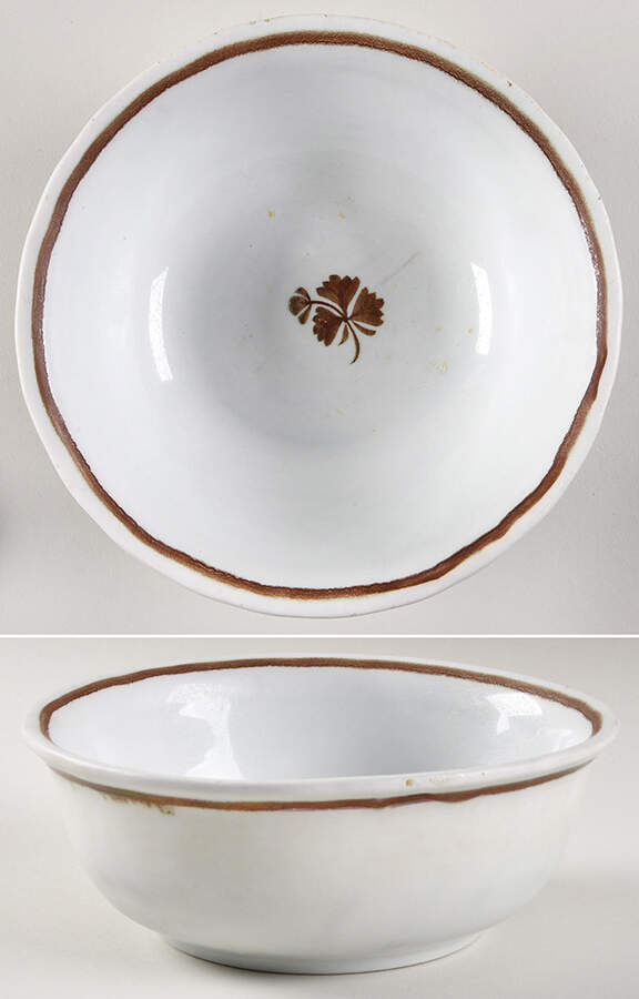 Tea Leaf Coupe Cereal Bowl by Arthur J Wilkinson-1