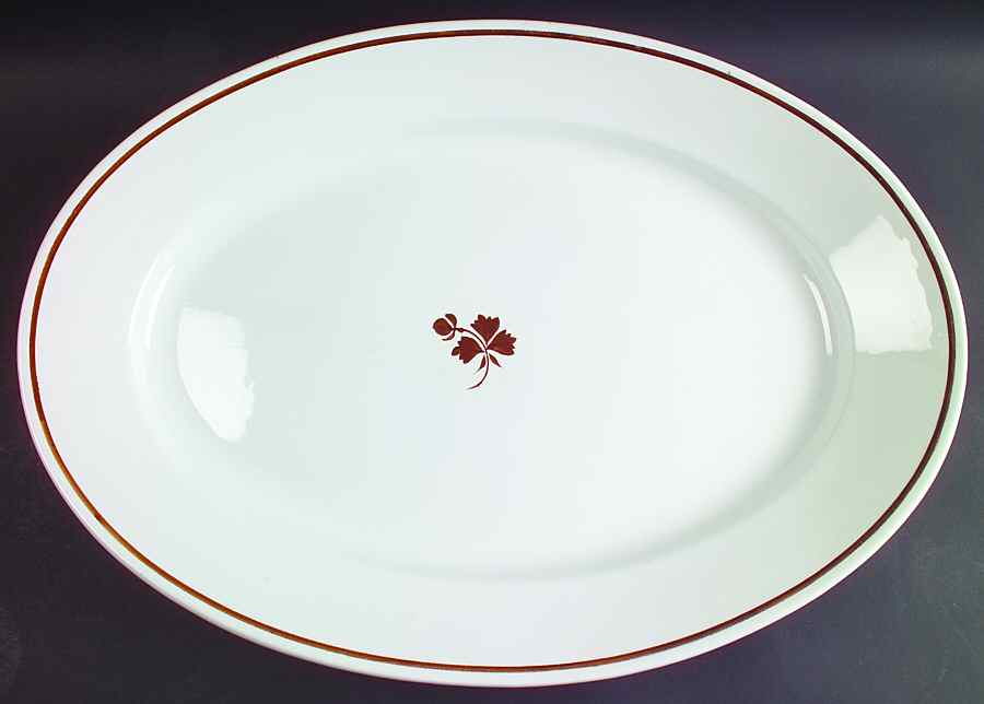 Tea Leaf 20" Oval Serving Platter by Arthur J Wilkinson-1