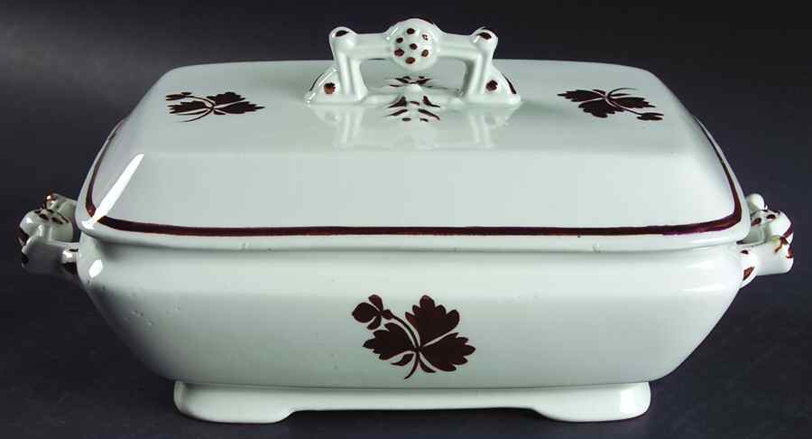 Tea Leaf Rectangular Covered Vegetable by Arthur J Wilkinson-1