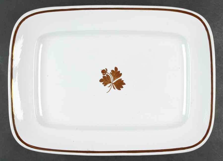 Tea Leaf 17" Rectangular Serving Platter by Arthur J Wilkinson-1