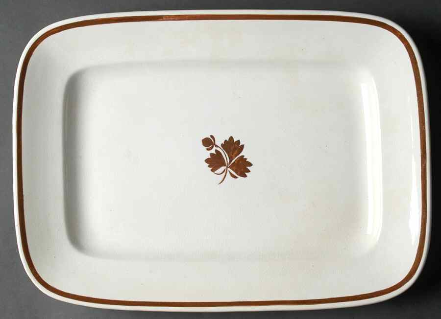 Tea Leaf 16" Rectangular Serving Platter by Arthur J Wilkinson-1