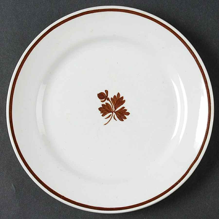 Tea Leaf Bread & Butter Plate by Arthur J Wilkinson-1