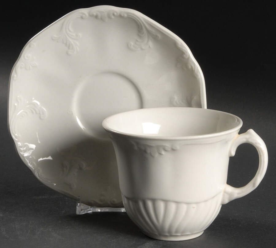 Valley Forge Flat Cup & Saucer Set by Arthur J Wilkinson-1