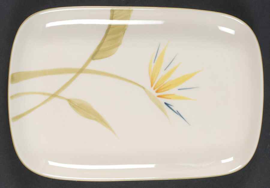 Bird of Paradise 12" Rectangular Serving Platter by Winfield-1