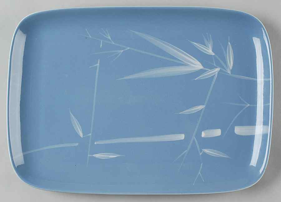 Blue Pacific 14" Rectangular Serving Platter by Winfield-1