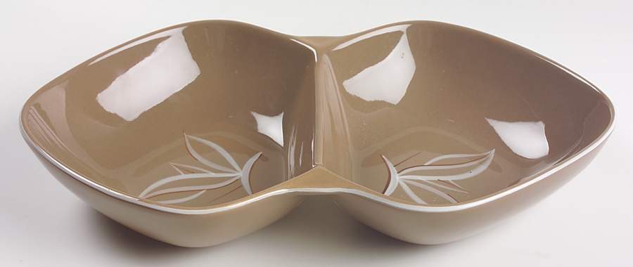 Desert Dawn 13" Oval Divided Vegetable Bowl by Winfield-1