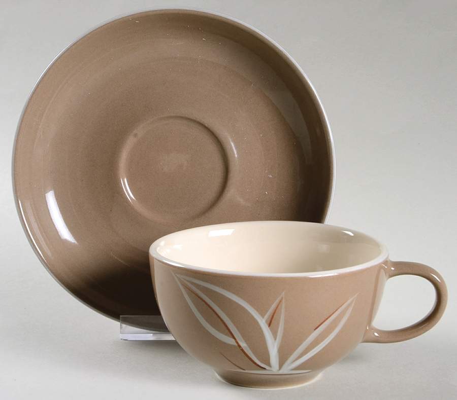 Desert Dawn Flat Cup & Saucer Set by Winfield-1