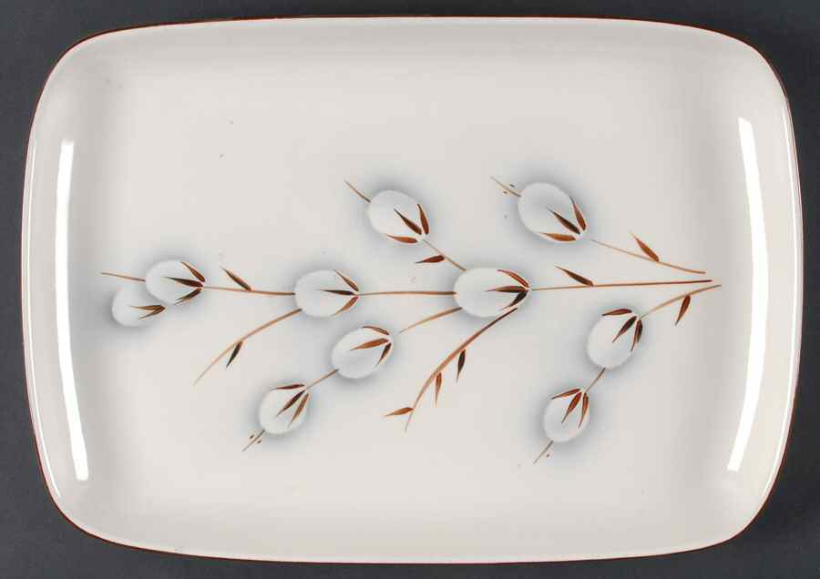 Pussy Willow 14" Rectangular Serving Platter by Winfield-1