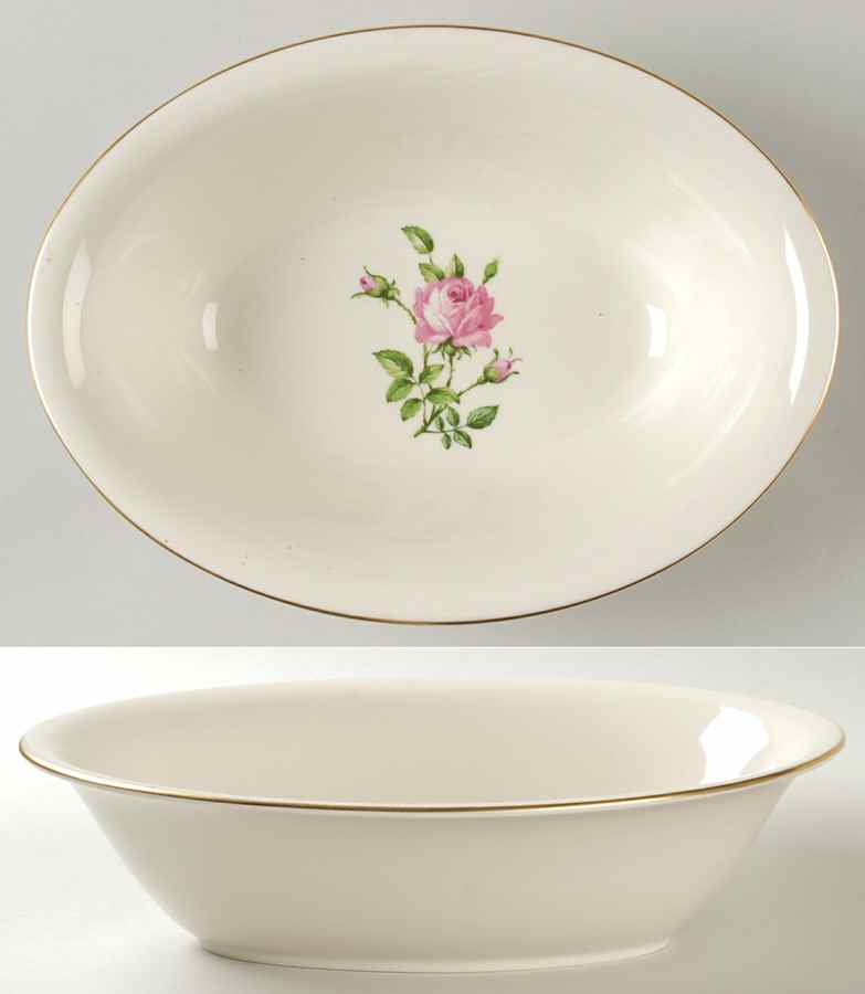 Morning Rose 9" Oval Vegetable Bowl by Westport-1