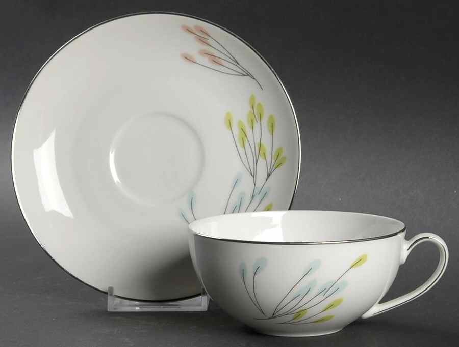 Symphony Flat Cup & Saucer Set by Westport-1